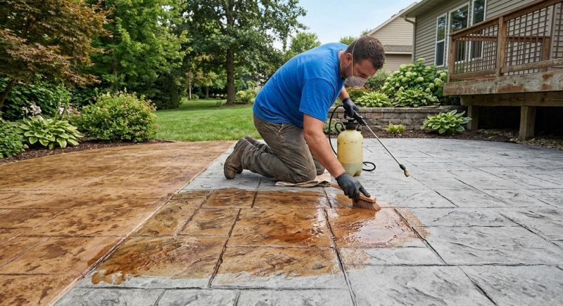 Concrete Patio Finishing in Frisco, TX