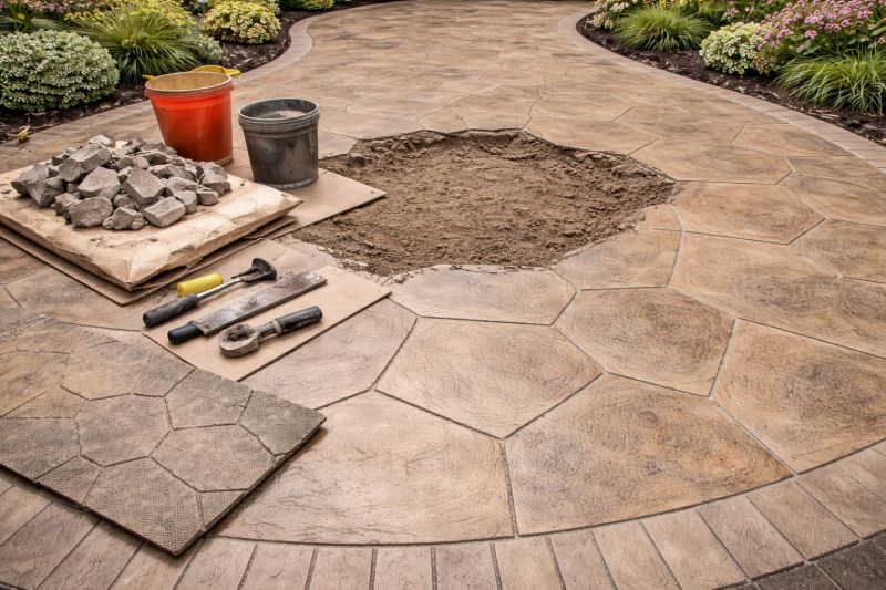 Decorative Concrete Repair in Canton, MI