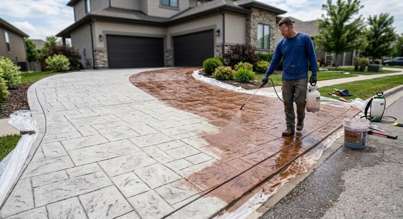 Driveway Acid Washing in Dallas, TX