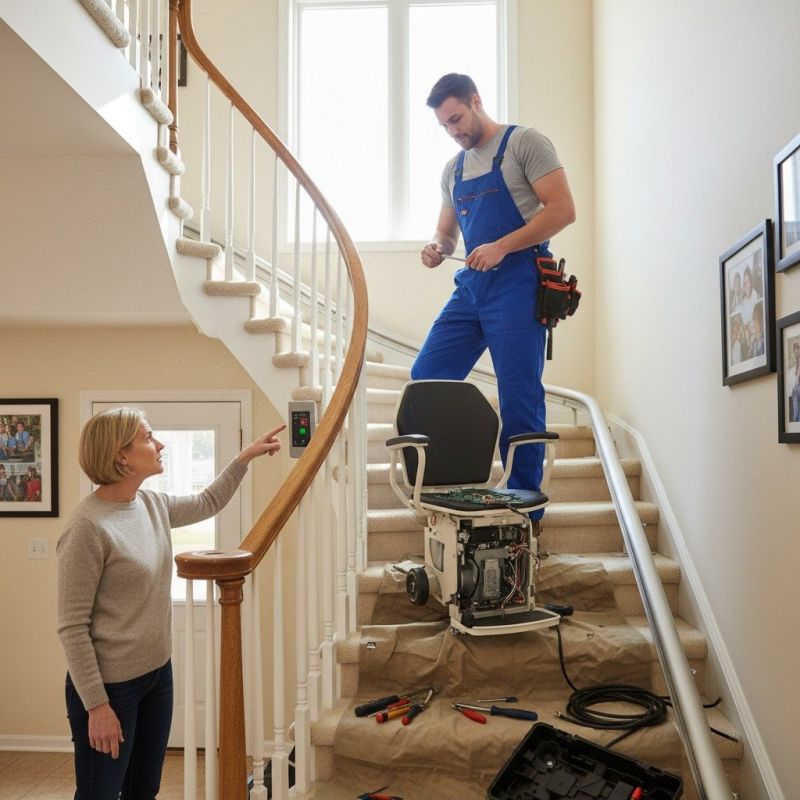 Local Decorative Stair Service pros at work